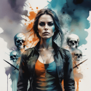 Femme déterminée illustrant la psychologie noire et ses symboles