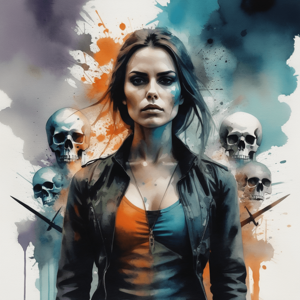 Femme déterminée illustrant la psychologie noire et ses symboles