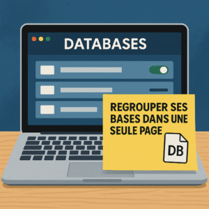 Regrouper ses bases dans une seule page (et garder un espace clair)