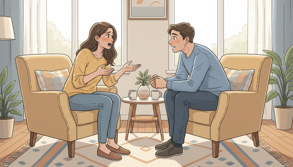 Un moment de communication authentique
