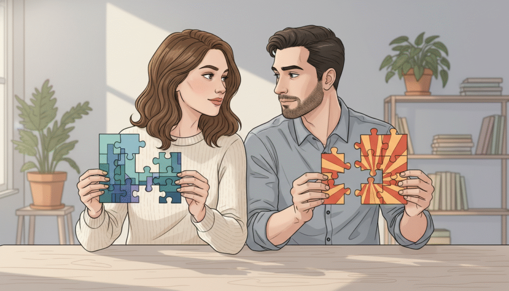 Un couple explore ses différences