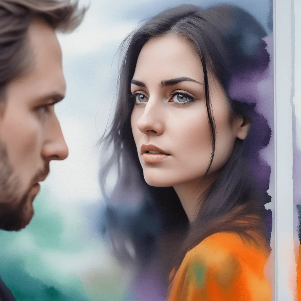 Une femme regardant un homme avec intensité, illustrant la complexité émotionnelle et la tension présente dans les relations toxiques.