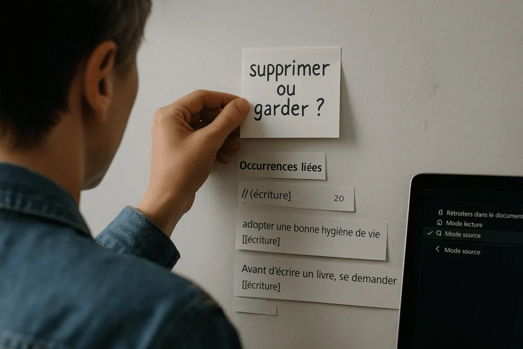 Supprimer ou garder ? Comment les rétroliens dans Obsidian peuvent vous sauver