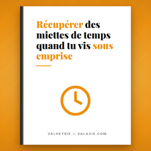 Couverture article Le temps capté par l'emprise