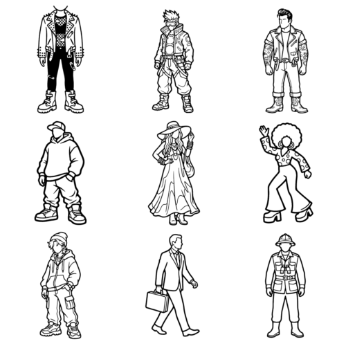 Pack Styles du Monde — 60 coloriages